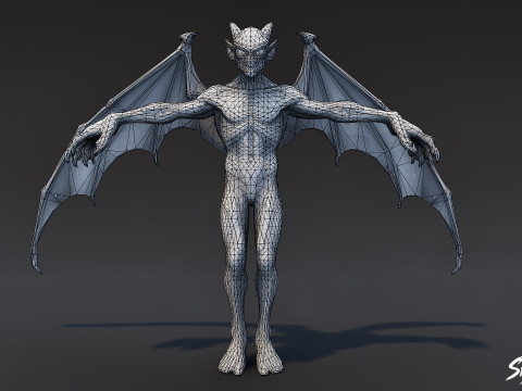 インプ T ポーズ パックのコンプリート 3Dモデル