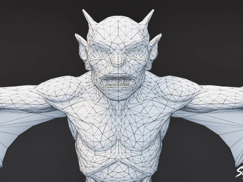 Complete Imp T-Pose Pack 3D Model