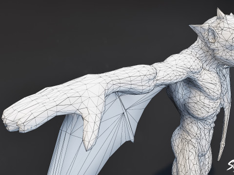 インプ T ポーズ パックのコンプリート 3Dモデル