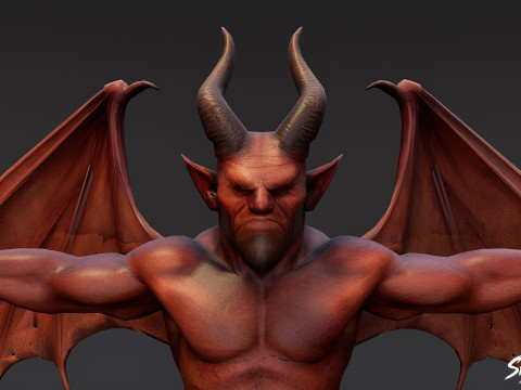 老小鬼 T 字姿势 3D 模型