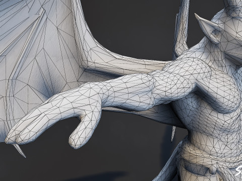 老小鬼 T 字姿势 3D 模型