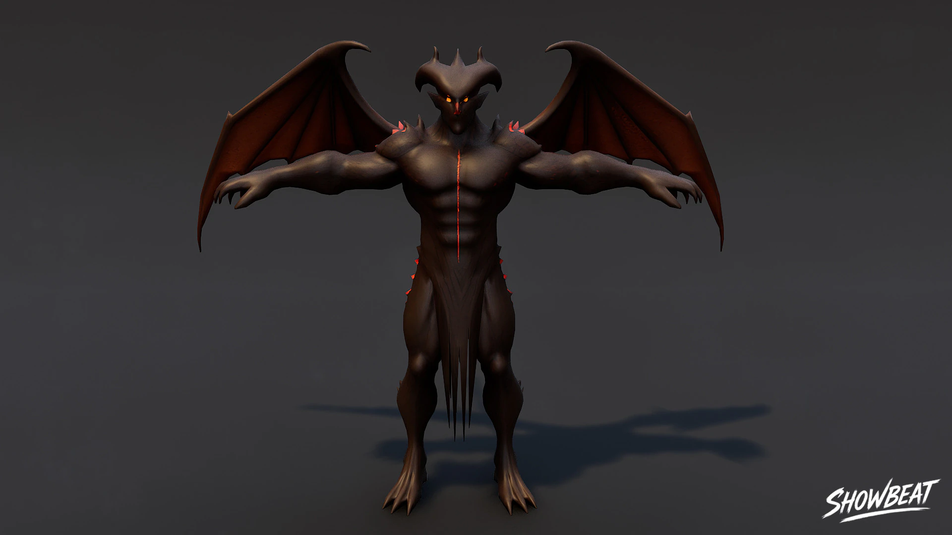 Overlord Imp T-Pose 3D Model .c4d .max .obj .3ds .fbx .stl .blend