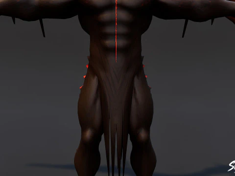 Overlord Imp T-Pose 3D Model