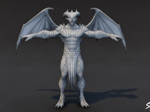 Overlord Imp T-Pose 3D Model