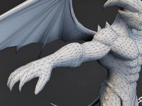 Overlord Imp T-Pose 3D Model