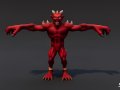 Infernal Imp T-Pose 3Dモデル