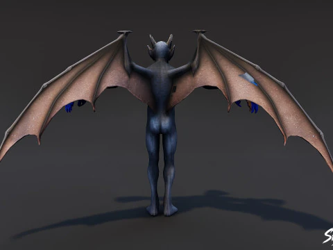 Frost Imp T-Pose 3D Model