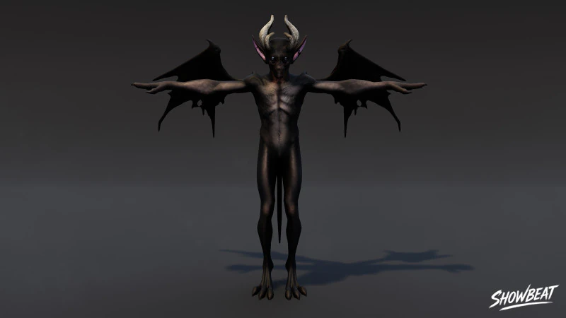 Pose en T du diablotin du Vide Modèle 3D .c4d .max .obj .3ds .fbx .stl .blend