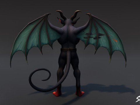 Posa T del Signore della Guerra Modello 3D