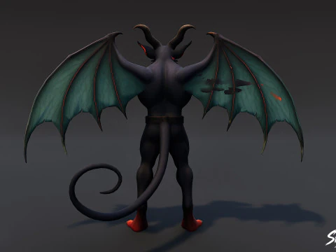 Warlord Imp T-Pose 3D Model