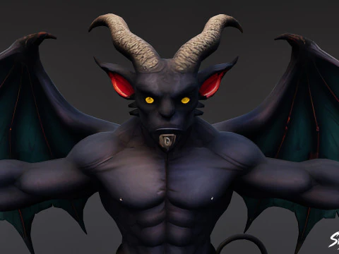 Warlord Imp T-Pose 3D Model