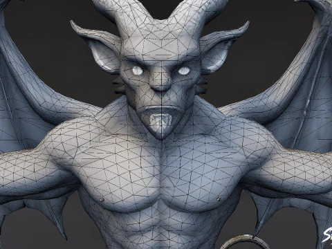 Warlord Imp T-Pose 3D Model
