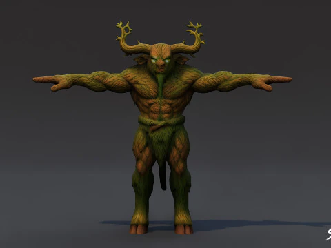 Complete Minotaur T-Pose Pack 3D Model