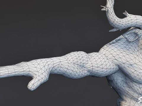 Complete Minotaur T-Pose Pack 3D Model