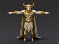 Celestial Minotaur T-Pose Model 3D