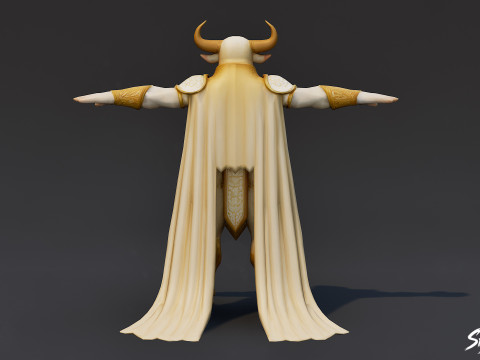 Т-поза небесного мінотавра 3D Модель