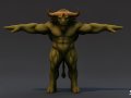 Classic Minotaur V02 T-Pose Model 3D