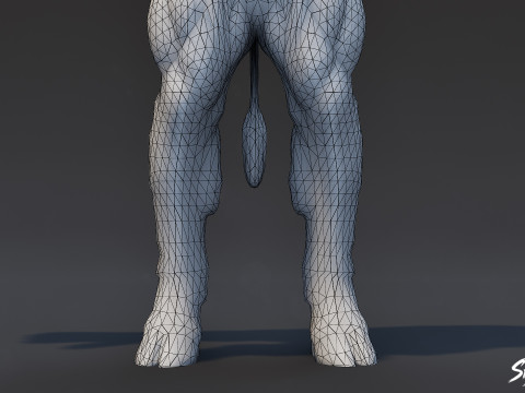 Zepsuta pozycja T Minotaura Model 3D