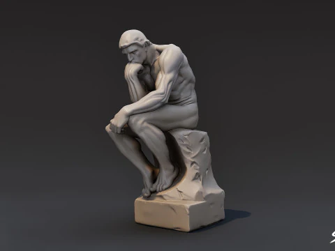 World Famous Statues Pack 3D Model