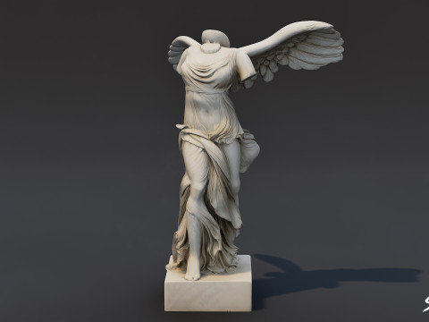 World Famous Statues Pack 3D Model