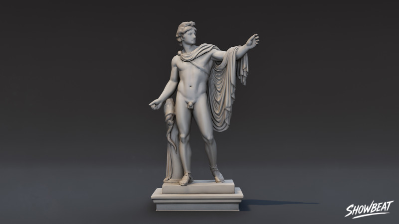 Apollo Belvedere 3D Model .c4d .max .obj .3ds .fbx .stl .blend 
