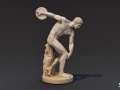 Discobolus Statue 3D Model
