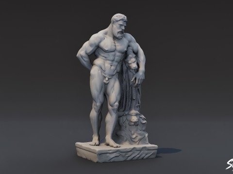 Hércules Farnese Modelo 3D