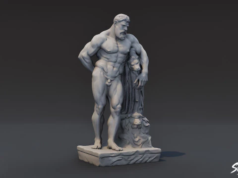 Farnese Hercules 3D Model