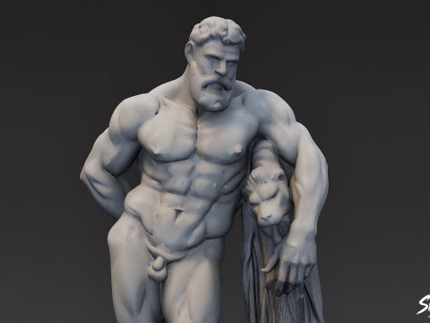 Hércules Farnese Modelo 3D