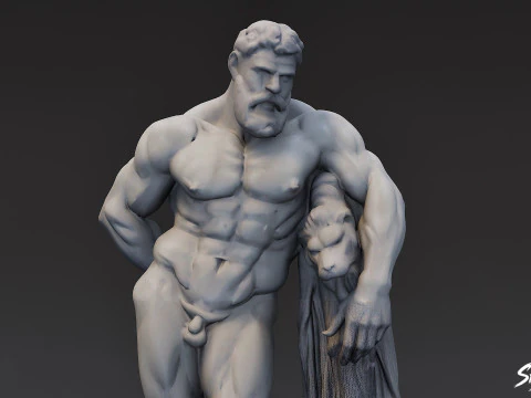 Farnese Hercules 3D Model