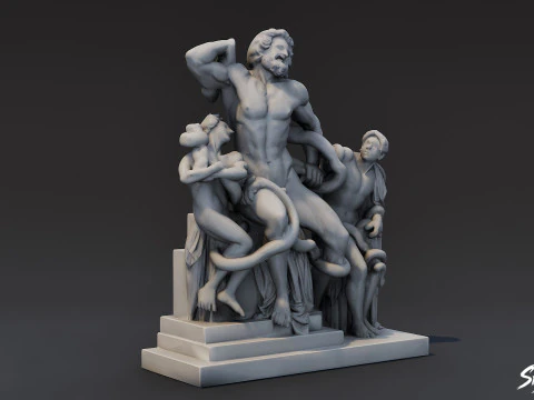 Laocon 3D Model