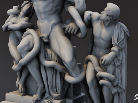 Laocon 3D Model