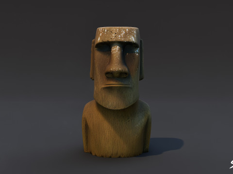 Moai Modelo 3D