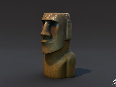 Moai 3D Model