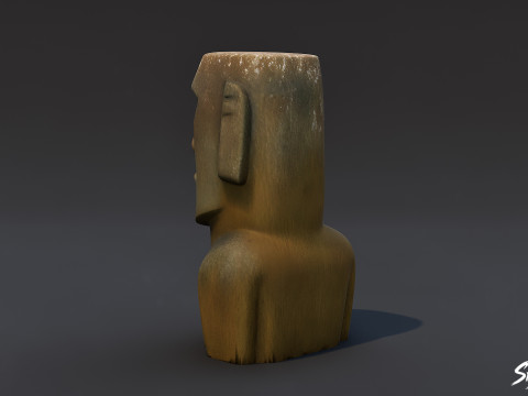 Moai 3D Model
