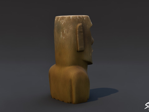Moai 3D Model
