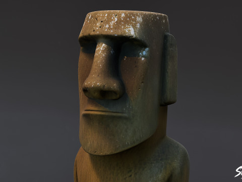 Moai 3D Model