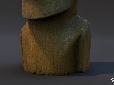 Moai 3D Model