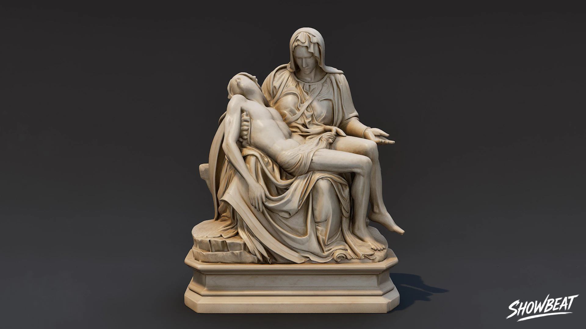 Pieta 3D Model .c4d .max .obj .3ds .fbx .stl .blend 
