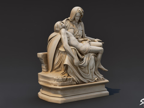 पिएटा 3D मॉडल