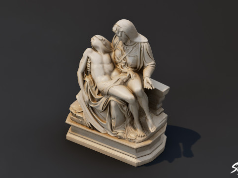 पिएटा 3D मॉडल