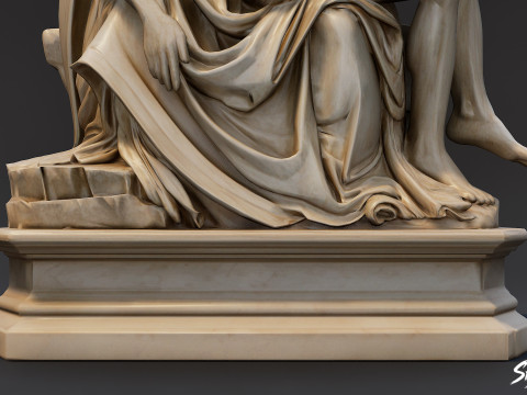 पिएटा 3D मॉडल