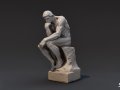 The Thinker 3D Model