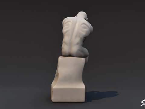 Sang Pemikir Model 3D