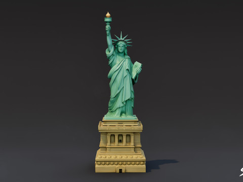 estatua de la libertad Modelo 3D