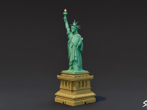 Statue of Liberty 3D Model
