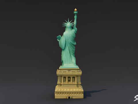 Statue of Liberty 3D Model