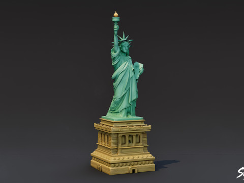 Statue of Liberty 3D Model