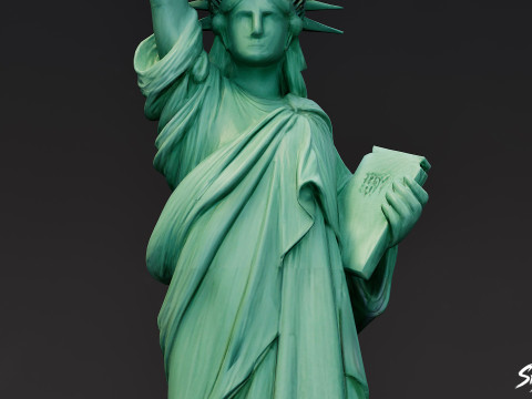 Statue of Liberty 3D Model