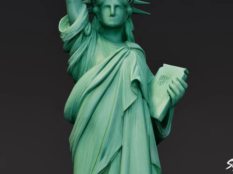 Statue of Liberty 3D Model